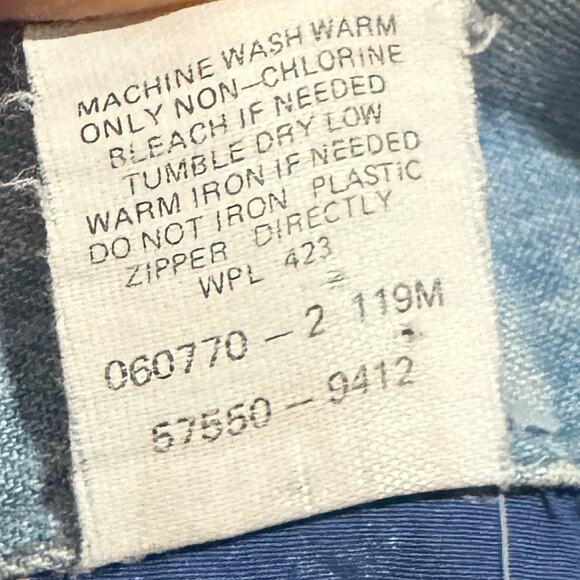 80s Levi’s Denim Bomber Jacket Size XL - Picture 10 of 10